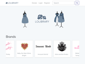 'lolibrary.org' screenshot