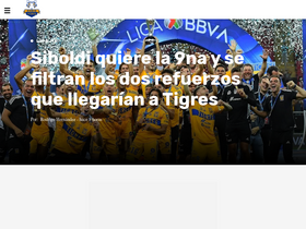 'somostigres.com.mx' screenshot