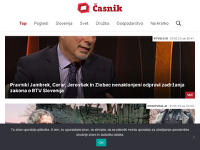'casnik.si' screenshot