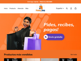 prontex.net homepage screenshot