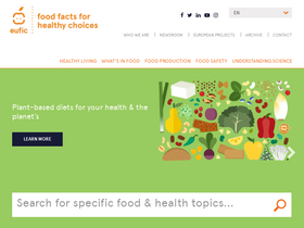 'eufic.org' screenshot