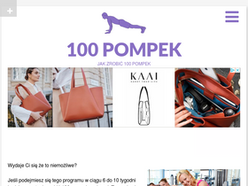 '100pompek.pl' screenshot