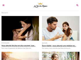'laviedesreines.com' screenshot