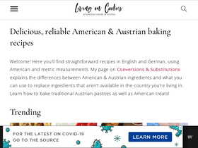'livingoncookies.com' screenshot