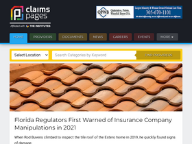 'claimspages.com' screenshot