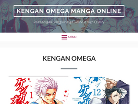 'kengan-omega-manga.com' screenshot