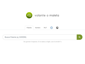 'volanteomaleta.com' screenshot