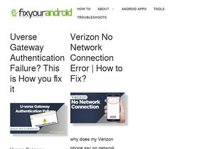 'fixyourandroid.com' screenshot