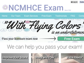 'counselingexam.com' screenshot
