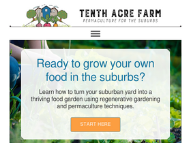 'tenthacrefarm.com' screenshot