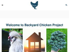'backyardchickenproject.com' screenshot