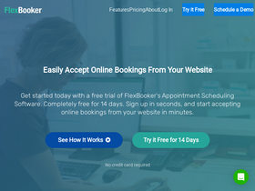 'flexbooker.com' screenshot