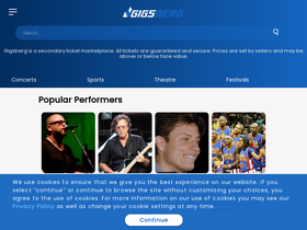 'gigsberg.com' screenshot