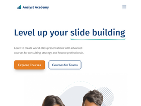 'theanalystacademy.com' screenshot