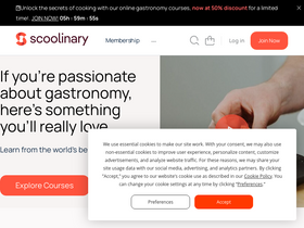 'scoolinary.net' screenshot