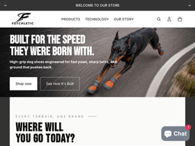 fetchletic.com homepage screenshot