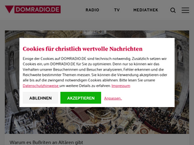'domradio.de' screenshot