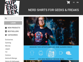 'supergeek.de' screenshot