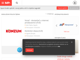 'moj-posao.net' screenshot