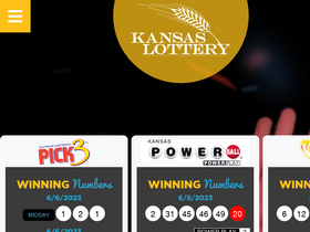 'kslottery.com' screenshot