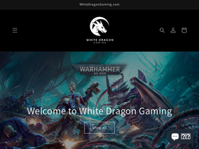 whitedragongaming.com homepage screenshot
