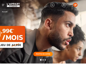 'lappartfitness.com' screenshot