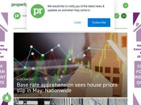 'propertyreporter.co.uk' screenshot