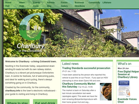 'charlbury.info' screenshot
