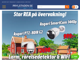 'prylstaden.se' screenshot