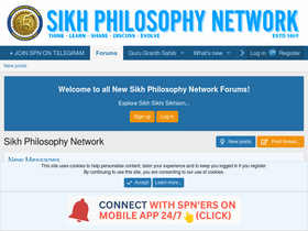 'sikhphilosophy.net' screenshot