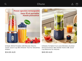 chuno.store homepage screenshot