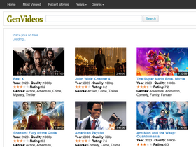'genvideos.org' screenshot