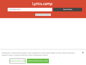 'lyrics.camp' screenshot