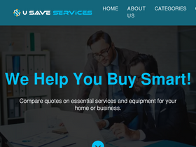 'usaveservices.com' screenshot