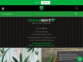'cannawayz.com' screenshot
