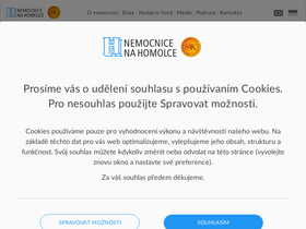 'homolka.cz' screenshot