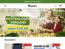 Duchro website screenshot