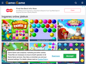 'game-game.hu' screenshot