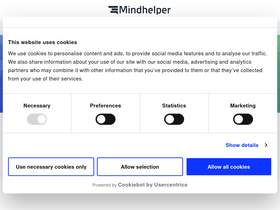 'mindhelper.dk' screenshot