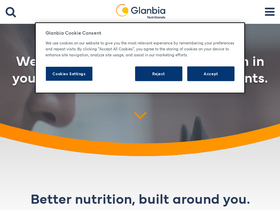 'glanbianutritionals.com' screenshot