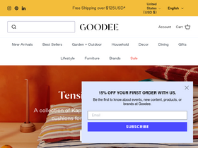 'goodeeworld.com' screenshot