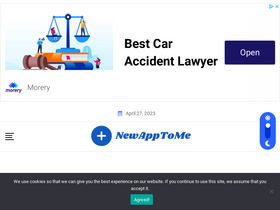 'newapptome.com' screenshot