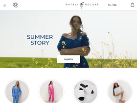 'natalibolgar.com' screenshot