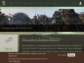 'tamriel-rebuilt.org' screenshot