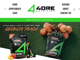 4ore.com homepage screenshot
