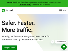 'jetpack.com' screenshot