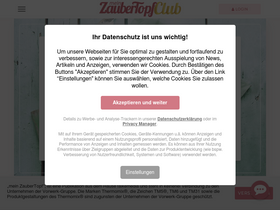 'zaubertopf-club.de' screenshot