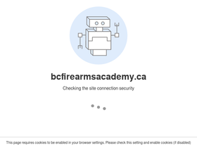'bcfirearmsacademy.ca' screenshot