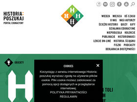 'historiaposzukaj.pl' screenshot