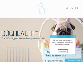 Dog Health homepage screenshot